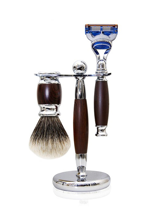 Fusion Rosewood Shaving Set