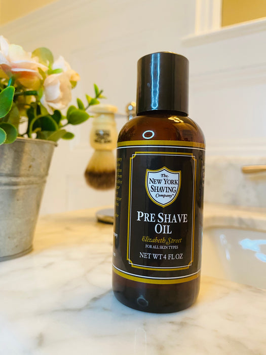 Elizabeth Street Pre-Shave Oil - 4 oz
