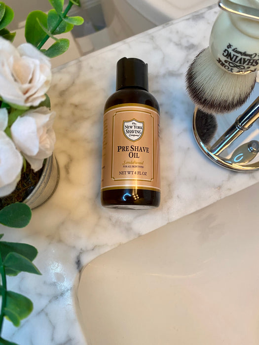 Sandalwood Pre-Shave Oil - 4 oz