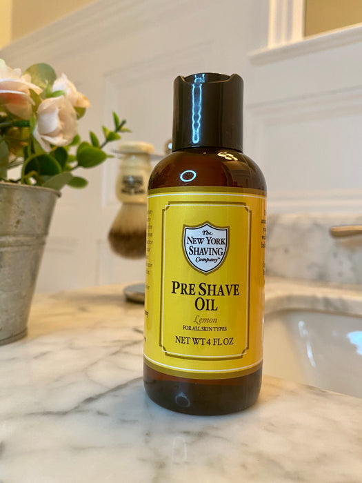 Lemon Pre-Shave Oil - 4 oz